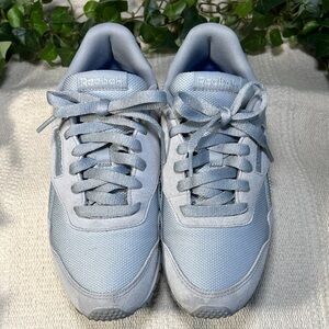👟Vintage Reebok Powder Blue-Ice gray and silver  Low-Top Sneakers